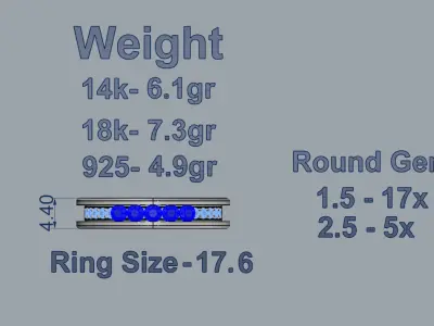 Women Ring 42 3D print model