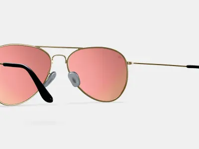 PRIVE REVAUX THE COMMANDO 20 CHAMPAGNE GOLD 3D model