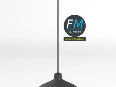 Pendant lamp 4 3D model