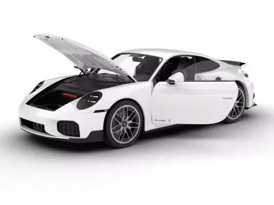 Porsche 911 Carrera Turbo S Aero 2026 HQ 3d model 3D model