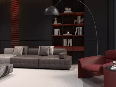 Office Luxury Interior Scene-63  3D model