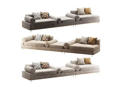 Sofa Sallas 3D model