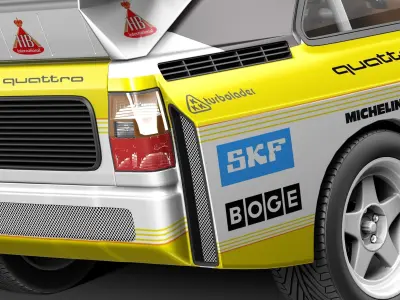 Audi Sport Quattro S1 E2 3D model