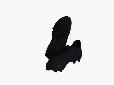 Adidas Predator Accuracy 4 Flexible Ground Black Soccer Low-poly 3D model