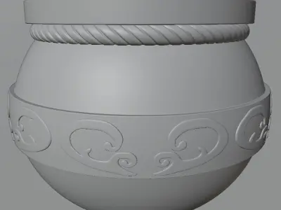 planter - vase - garden urn - pot 3D print model