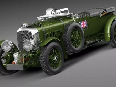 Bentley 4 5 Litre Blower 1929 3D model