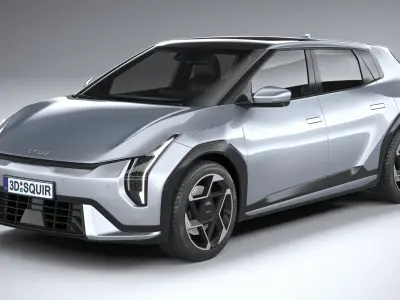 Kia EV4 Hatchback GT 2026 3D model