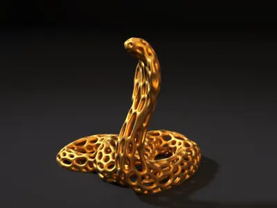 Cobra Voronoi 3D print model