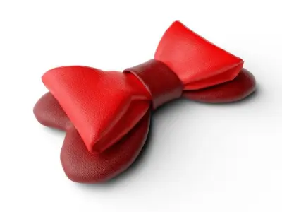 Bow 02 Low-poly 3D model