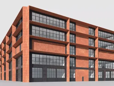 Building office  Free 3D model