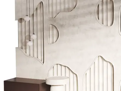 Decorative Wall panel  65 3D model