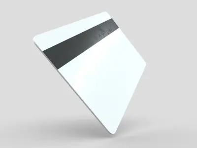 CC0 - Magnet Card Free low-poly 3D model