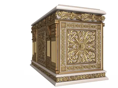 Chest 01 Low-poly 3D model