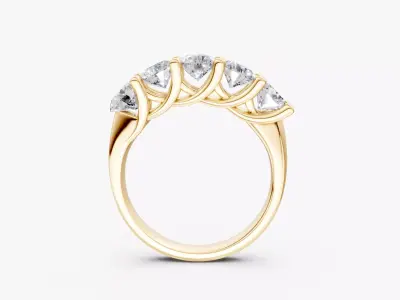 DIAMOND RING  RJ031 3D print model