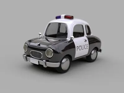 Cartoon Car Pack 3D model