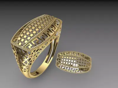Moders Deigner Jewelry Collection 3D print model