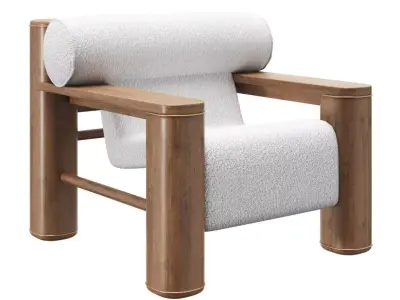 Soho Home Dillon armchair 3D model