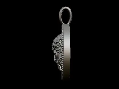 JESUS CHRIST PENDANT 3D print model