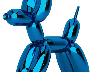 balloon dog 3D model buy