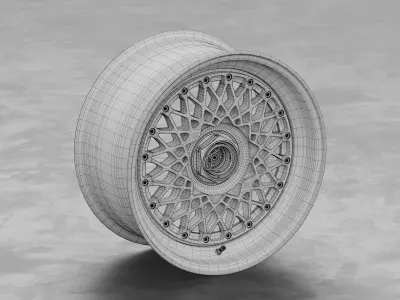 BBS E48 Centerlock Wheel 3D Model 3D model