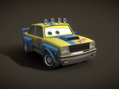 cars mater national Free 3D model