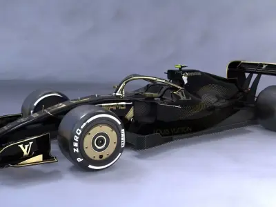 HD Concept F1 Car 3D model