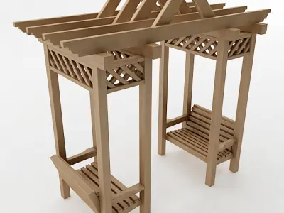Arbor Trellis Style 2 3D model