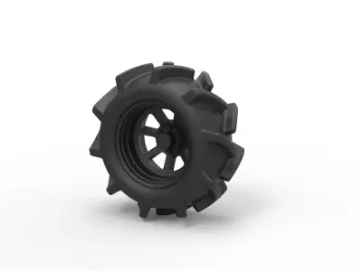 Offroad wheel 15 3D print model