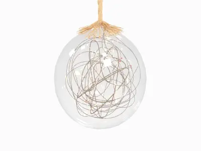 Christmas Ball with LED 3D model