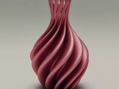Printable Vase - Flower Pot 3D print model purchase