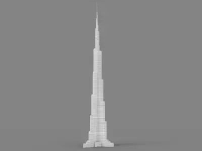 Burj Khalifa  3D model