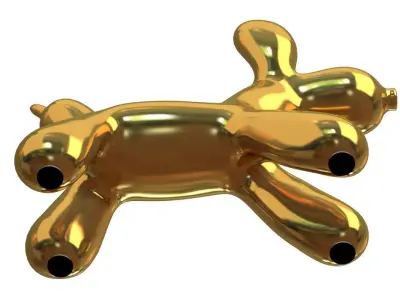 Modern Balloon Dog 3D model