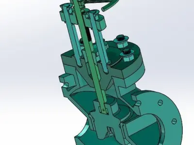 Stop valve 3D print model