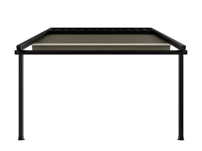 Motorized Pergola 5 wrought iron 3D model