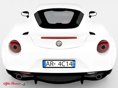 Alfa Romeo 4C 2014 3D model