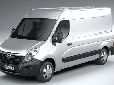 Opel Movano L2H2 2018 3D model