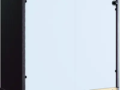 HAVSTA Cabinet with plinth 4 Low-poly 3D model