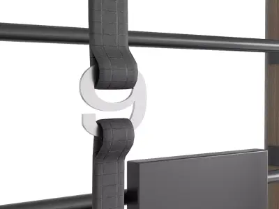 GYM AND FITNESS STALL BAR A 3D model