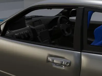 SKYLINE GTR R34 2F2F BRIAN 3D print model