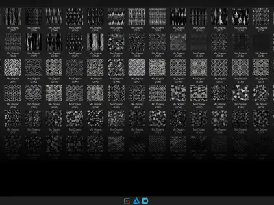 500 Organic Pattern Vol6 - Seamless And Tileable Texture