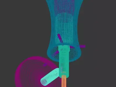 Modern  Wall Light 3D model
