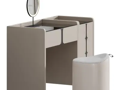 Ensemble de coiffeuse Modern 3D model