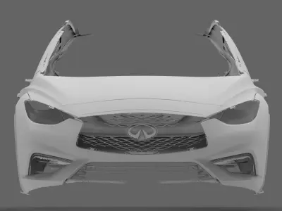 2019 Infiniti QX30 3D SCANNED MODEL 3D model