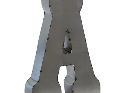 Letter Block 3D model