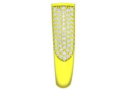 A7494 Fashion Diamond Women Ring 3D Model 3D print model