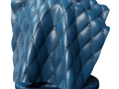 Chesterfield Leather - PBR - 14 Colors - 4K - PNG Texture