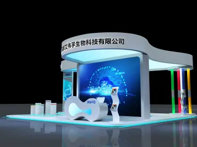 xhibition Low-poly 3D model