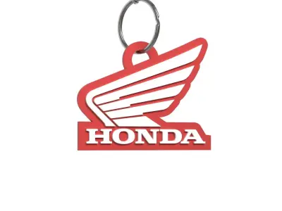 Honda keychain 04 3D print model