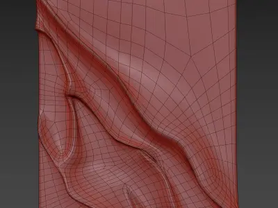Wall Art - Wood Carving 3D model
