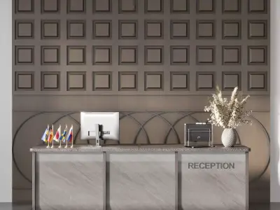 RECEPTION DESK NO39 A 3D model